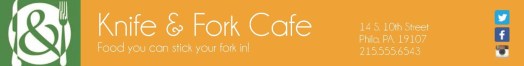 Knife and Fork Banner 1